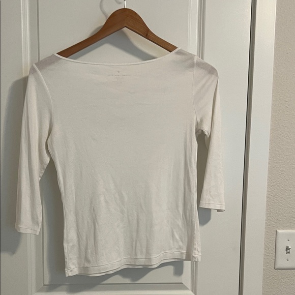 Banana Republic Cream Long Sleeve Top - Picture 3 of 3